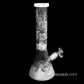 Patrón de vidrio de borosilicato alto y patrón de cráneo de vidrio arenoso de vidrio fumadoras de agua de vaso de vidrio bong